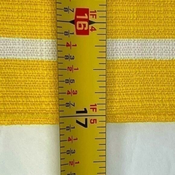 Banana Republic Yellow White Striped Coastal Cottage Skirt NWOT Size 14 - Picture 8 of 8